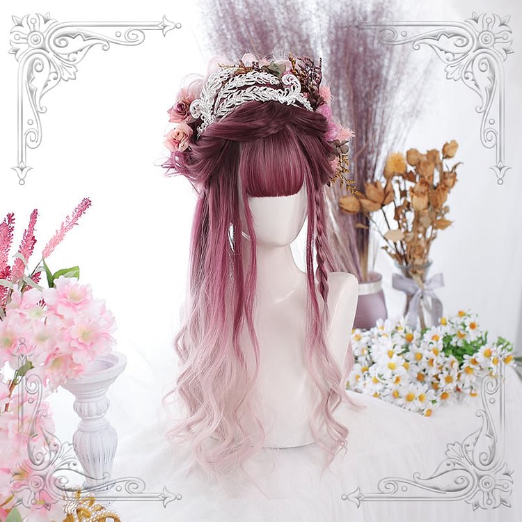 Harajuku Lolita Pink Gradient Wig BE953
