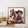 Diamond Painting-DIY Full Round Drill Cowboy Baby