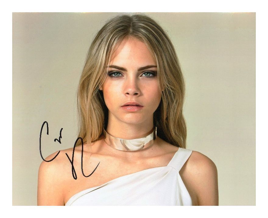 CARA DELEVINGNE AUTOGRAPHED SIGNED A4 PP POSTER Photo Poster painting PRINT 6