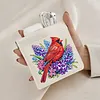 Diamond Painting Cardinal and Flower PU Storage Bag Coin Purse