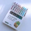 9 Colors Set Retro Morandi 0.5mm Gel Pens School Season Student Office Stationery Highlighter