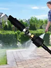 High Pressure Washer Nozzle Quick Plug Connect Sprayer Water Flow Control Valve