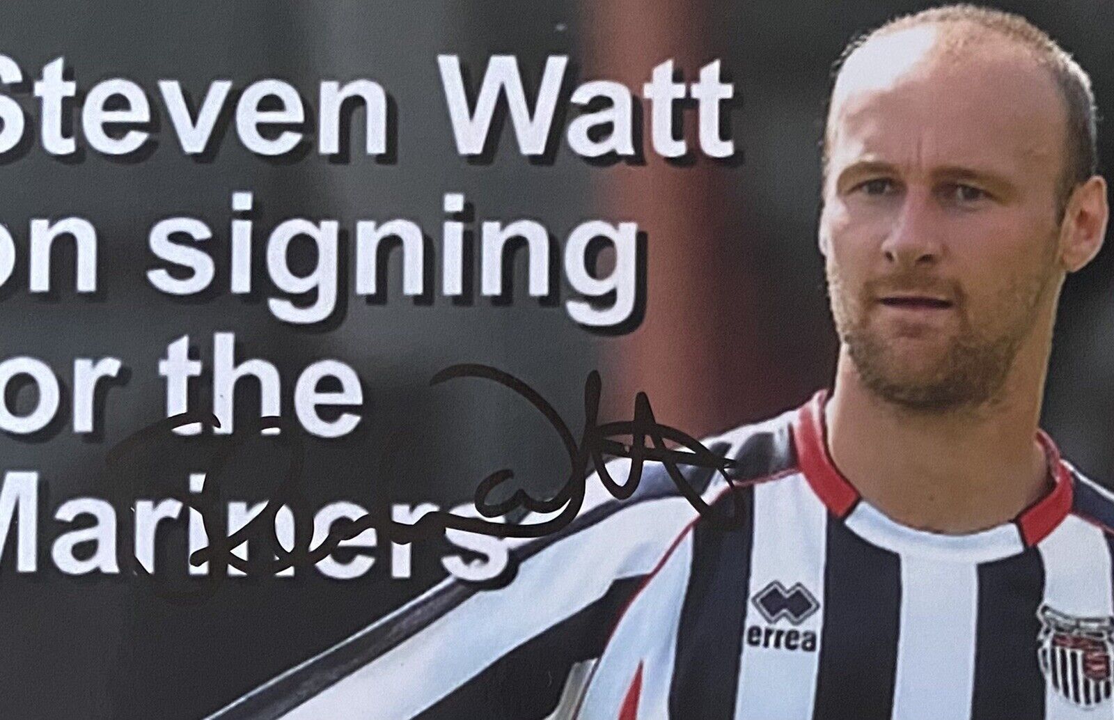 Steven Watt Genuine Hand Signed Grimsby Town 6X4 Photo Poster painting