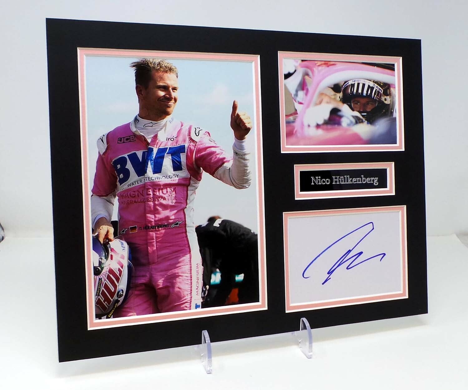 Nico HULKENBERG F1 Racing Driver Signed Mounted Photo Poster painting Display 1 AFTAL RD COA