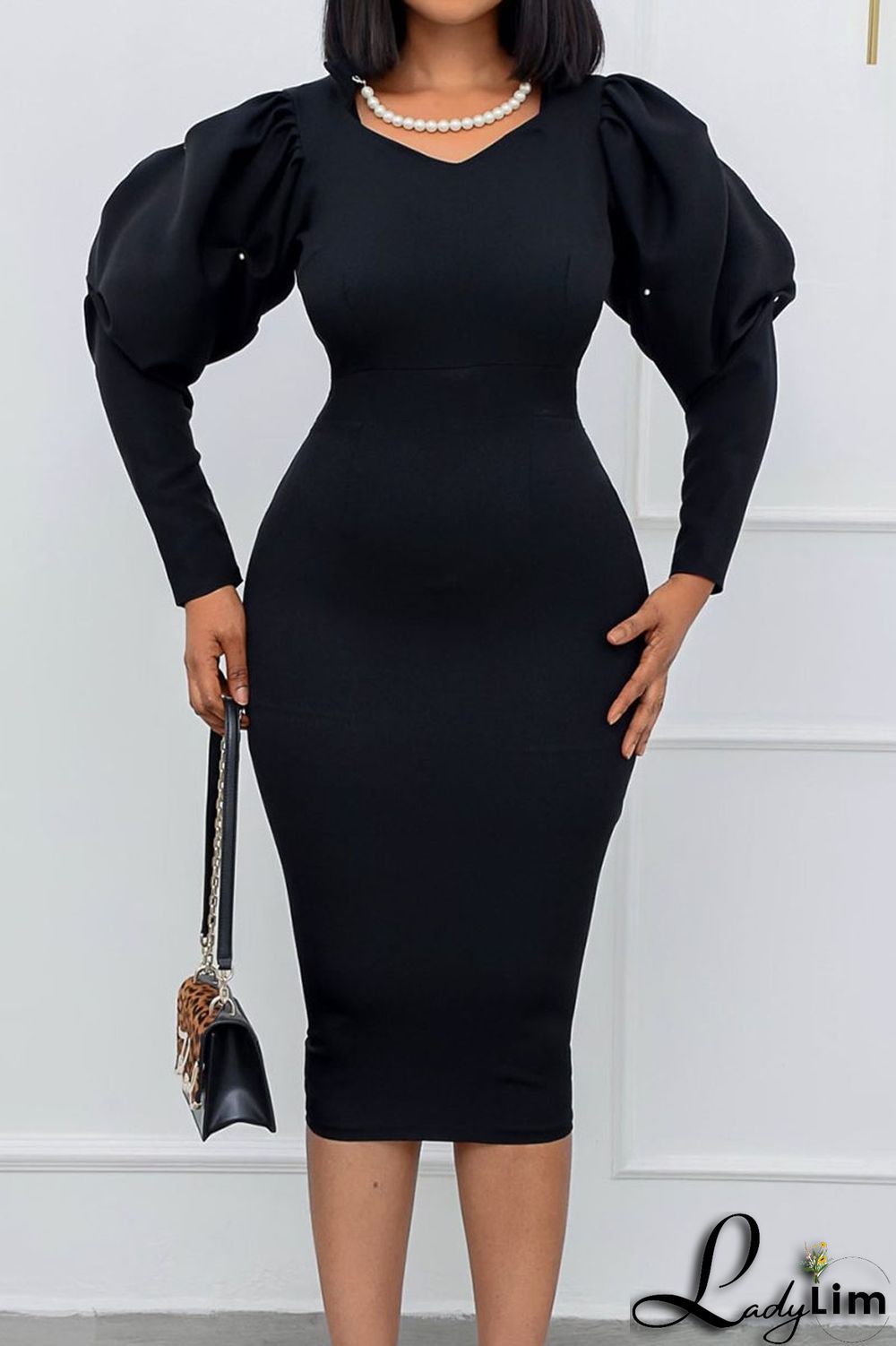 Red Casual Solid Split Joint Beading V Neck One Step Skirt Dresses