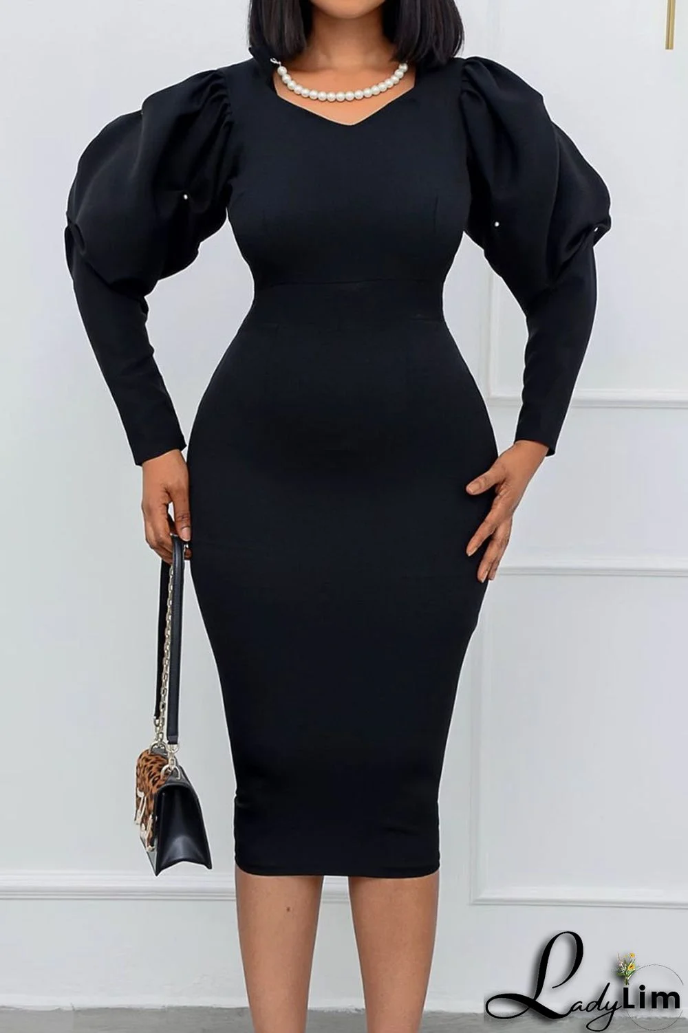 Red Casual Solid Split Joint Beading V Neck One Step Skirt Dresses