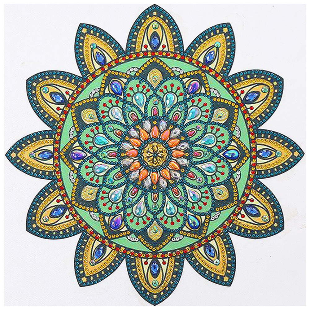 

30*30CM-Special Shaped Diamond Painting-Mandala Flower, 501 Original
