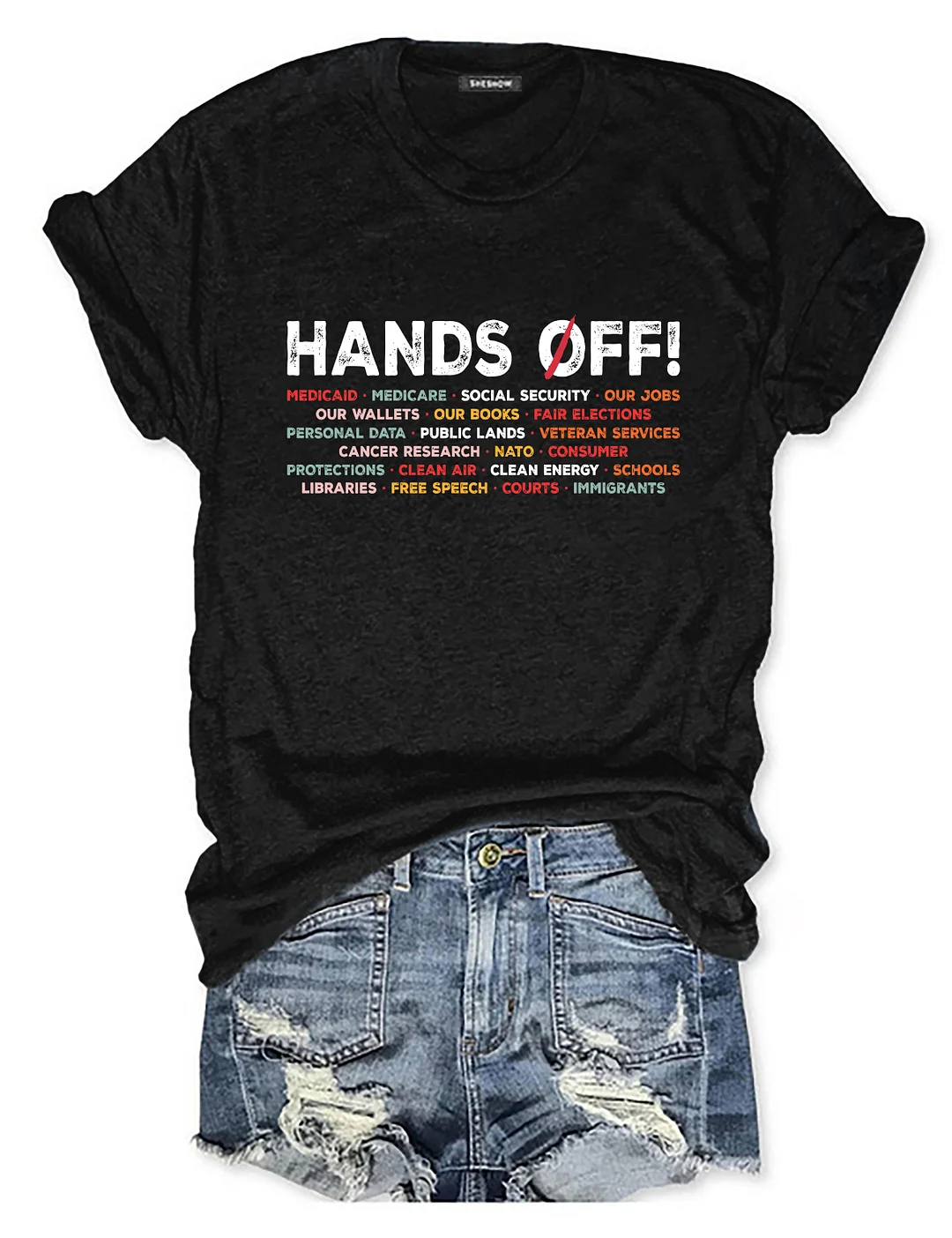 Hands Off Protest T-shirt