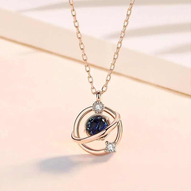 For Love - You Are My Favorite Planet Universe Necklace