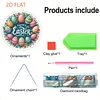 Easter 2D Flat DIY Hanging Diamond Art Ornament Home Window Pendant (Easter Egg)