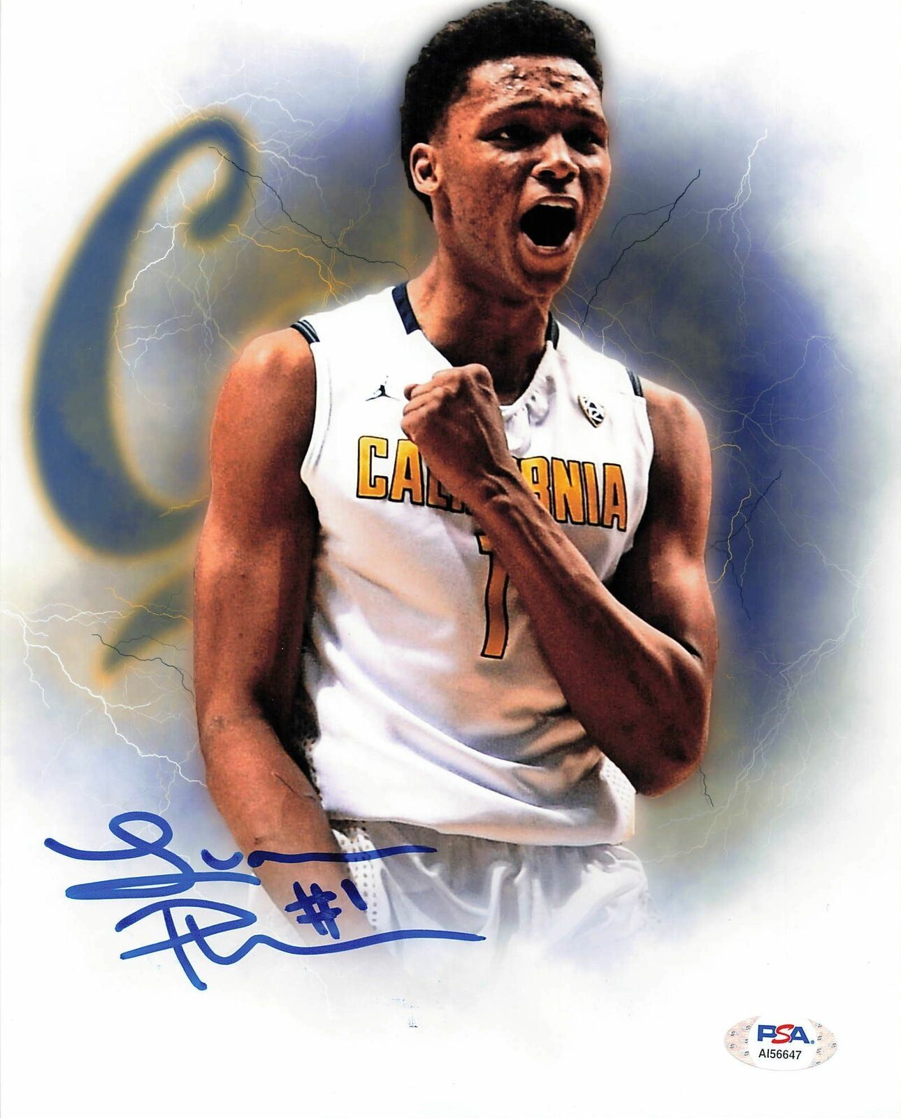 Ivan Rabb signed 8x10 Photo Poster painting PSA/DNA California Golden Bears Autographed