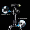 FM5S-MINI Portable Tripod, Lightweight Travel Holder, Desktop Video MiNi Tripod With 360-Degree Ball Head For SLR Cameras