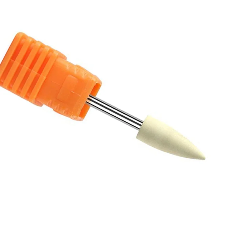 1Pcs Rubber Silicone Nail Drill Milling Cutter Drill Bits Files Burr Buffer for Electric Machine Nail Art Grinder Cuticle Tools-Nail Inspo