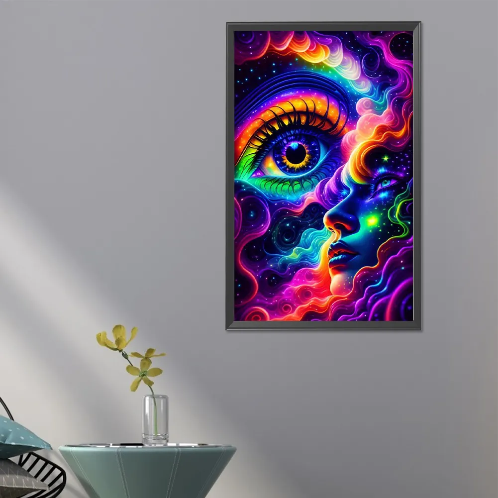 Diamond Painting - Full Round Drill - Colorful Cloud Eye(Canvas|40*65cm)