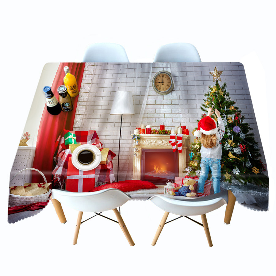 

Christmas - 3D Tablecloth, 140*180cm, 501 Original