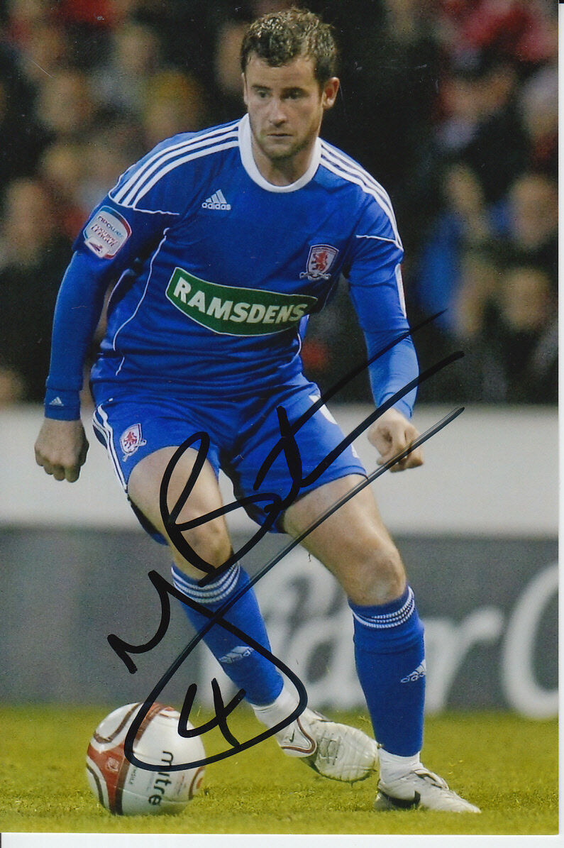 MIDDLESBROUGH HAND SIGNED MATTHEW BATES 6X4 Photo Poster painting 1.