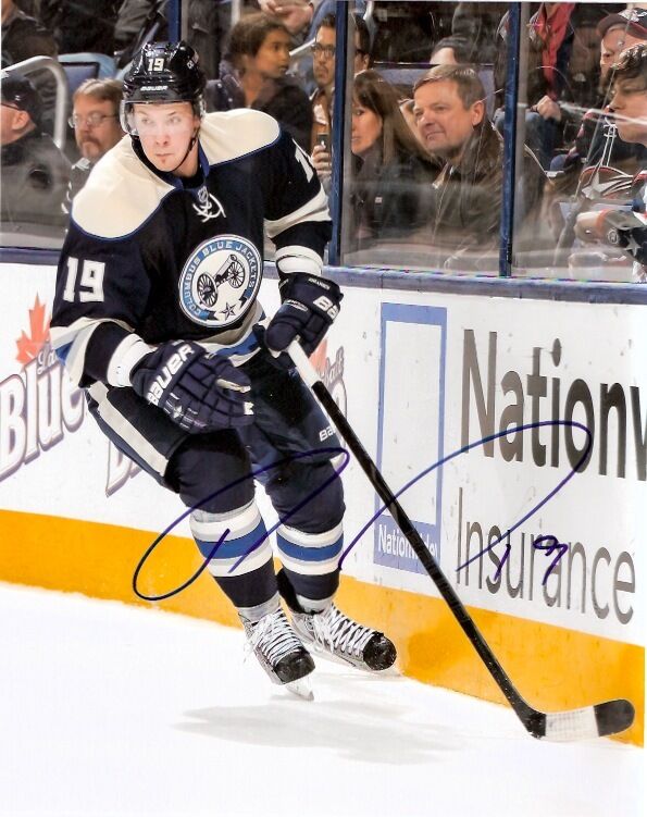 Columbus Blue Ryan Johansen Signed Autographed 8x10 Photo Poster painting COA A