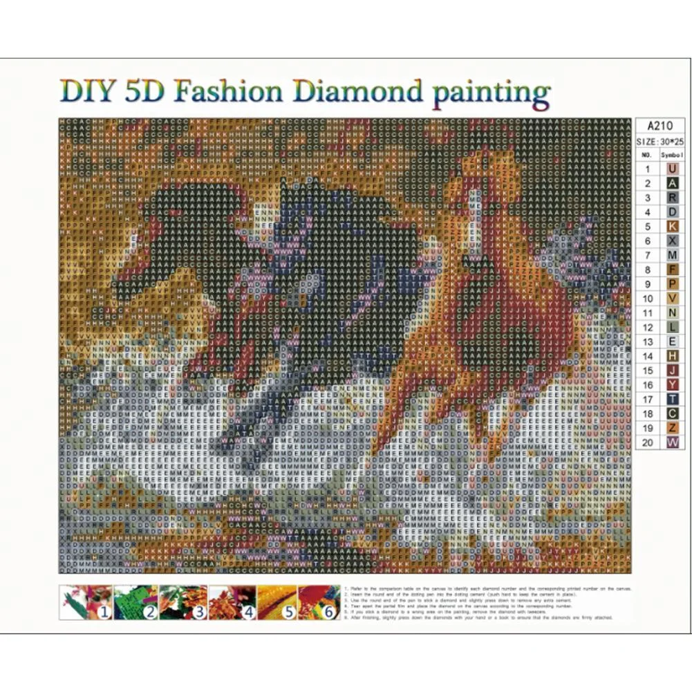Diamond Painting - Full Round Drill - Horse Pentium(30*25cm)