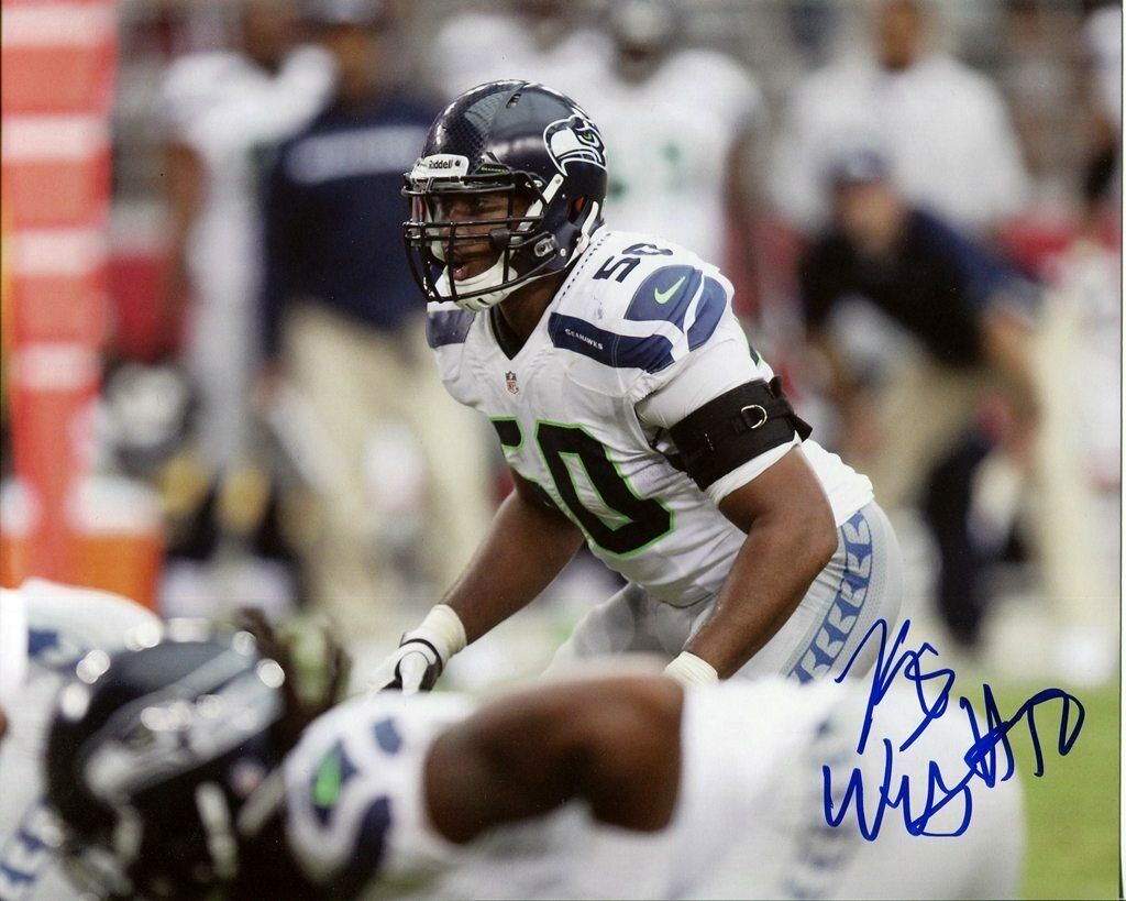 KJ Wright Seattle Seahawks Autographed Signed 8x10 Photo Poster painting CFS Super Bowl 48 Champ