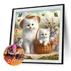 Diamond Painting-DIY Full Round Drill Cat(40*40CM)
