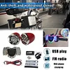 Motorcycle Bluetooth-compatible Audio Sound System Stereo Speakers Radio USB Charger