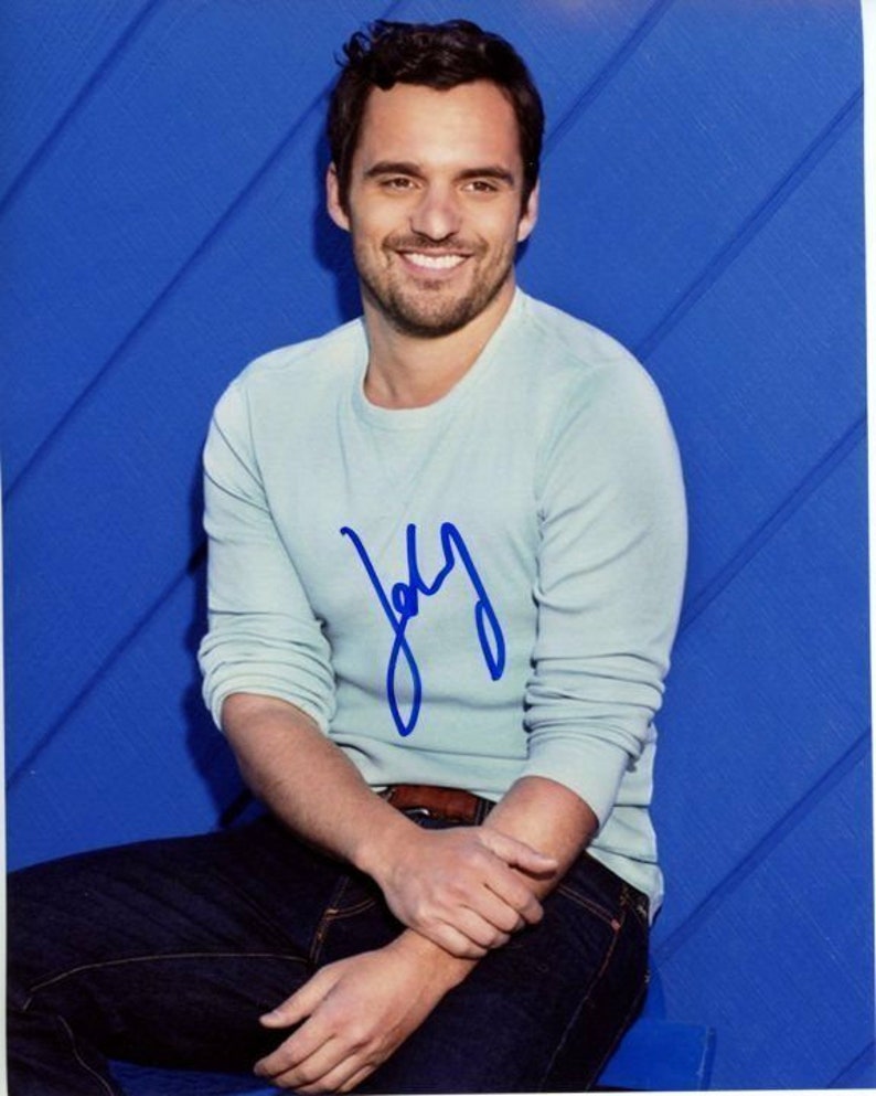 Jake johnson signed autographed new girl nick miller Photo Poster painting