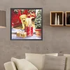 Diamond Painting -DIY Round Drill Christmas Dog（40x40cm）