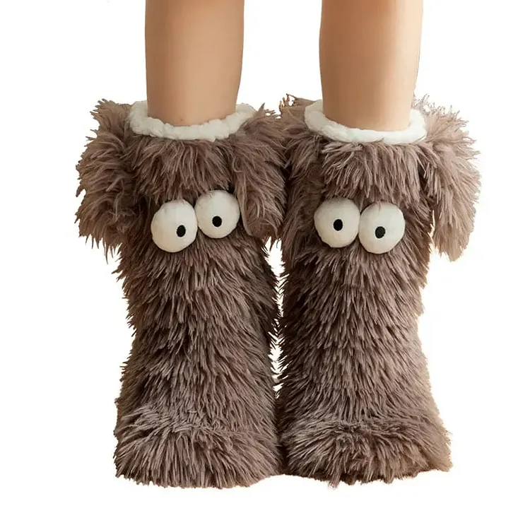 Women's Plush Slippers Socks 