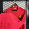 2007/2008 Retro Long Sleeve Manchester United Home Football Shirt 1:1 Thai Quality