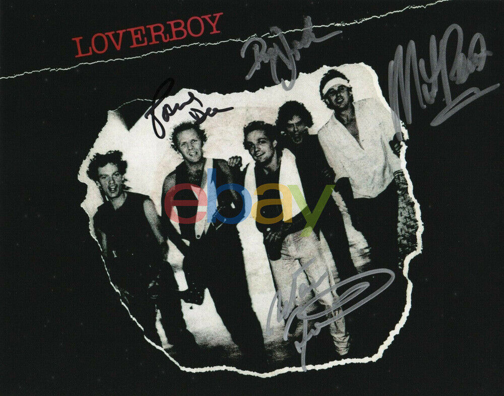 Loverboy band SIGNED 8x10 Photo Poster painting Autographed reprint