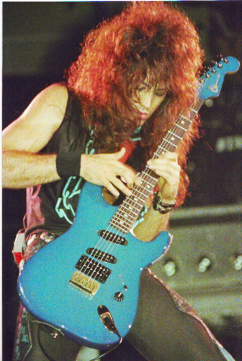 JAKE E LEE - 8X10 Photo Poster painting OZZY OSBOURNE- RED DRAGON CARTEL - BADLANDS - GUITAR #2