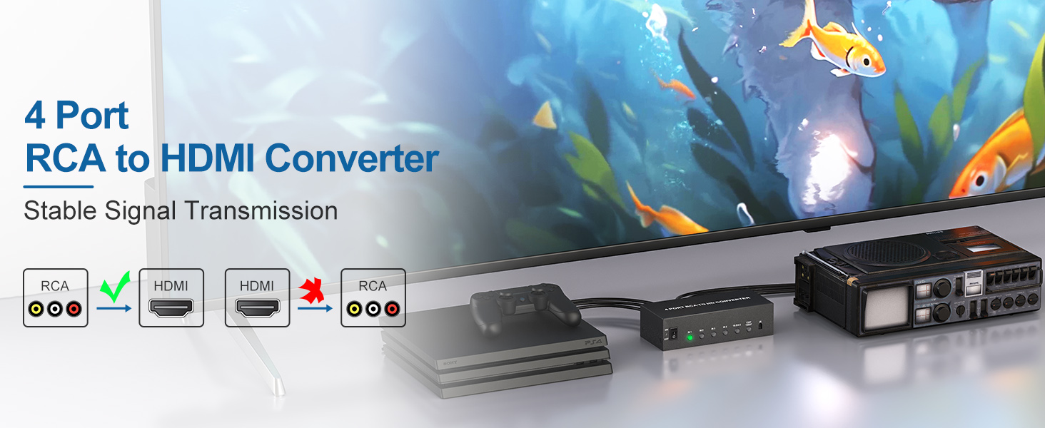 av to hdmi converter multiple