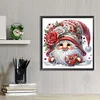>SALE<5D DIY Partial Special Shaped Drill Diamond Painting Flower Hat Gnome 30x30cm