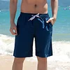 Gioiacombo&trade; Pantaloni da spiaggia casual da uomo larghi con stampa geometrica