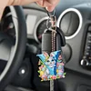 (US Local)PET Double Sided Special Shaped Easter Alphabet DIY Diamond Painting Keychain
