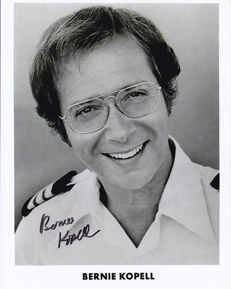 Bernie kopell signed autographed the love boat dr. adam doc bricker 8x10 Photo Poster painting