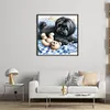 Dog And Bear-11CT Stamped Cross Stitch 40*40cm/15.75*15.75in tapestrymarket