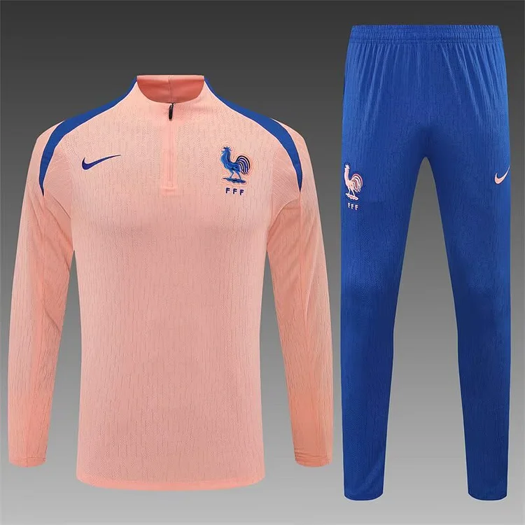 25/26 French light pink long sleeve training shirt -