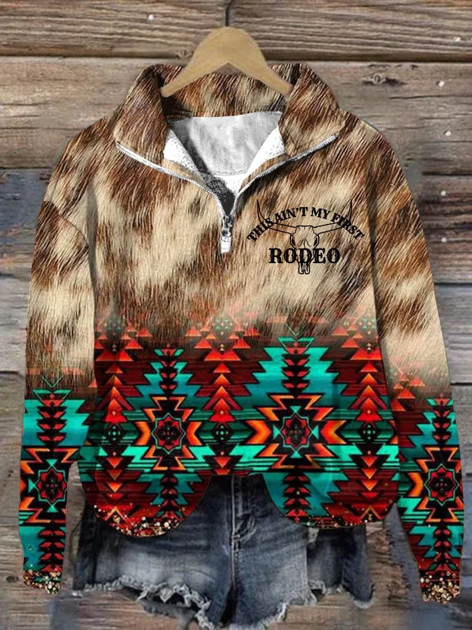 Women's This Ain’t My First Rodeo Vintage Sweatshirt