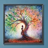 Tree Girl-Special Shaped Diamond Painting