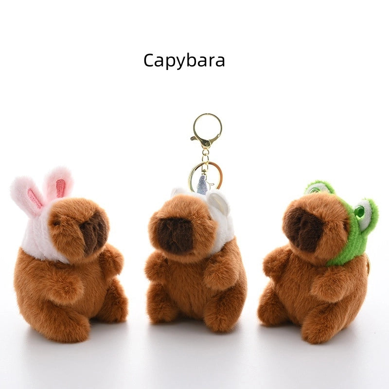 Elegant Cute Animal PP Cotton Plush Unisex Keychain