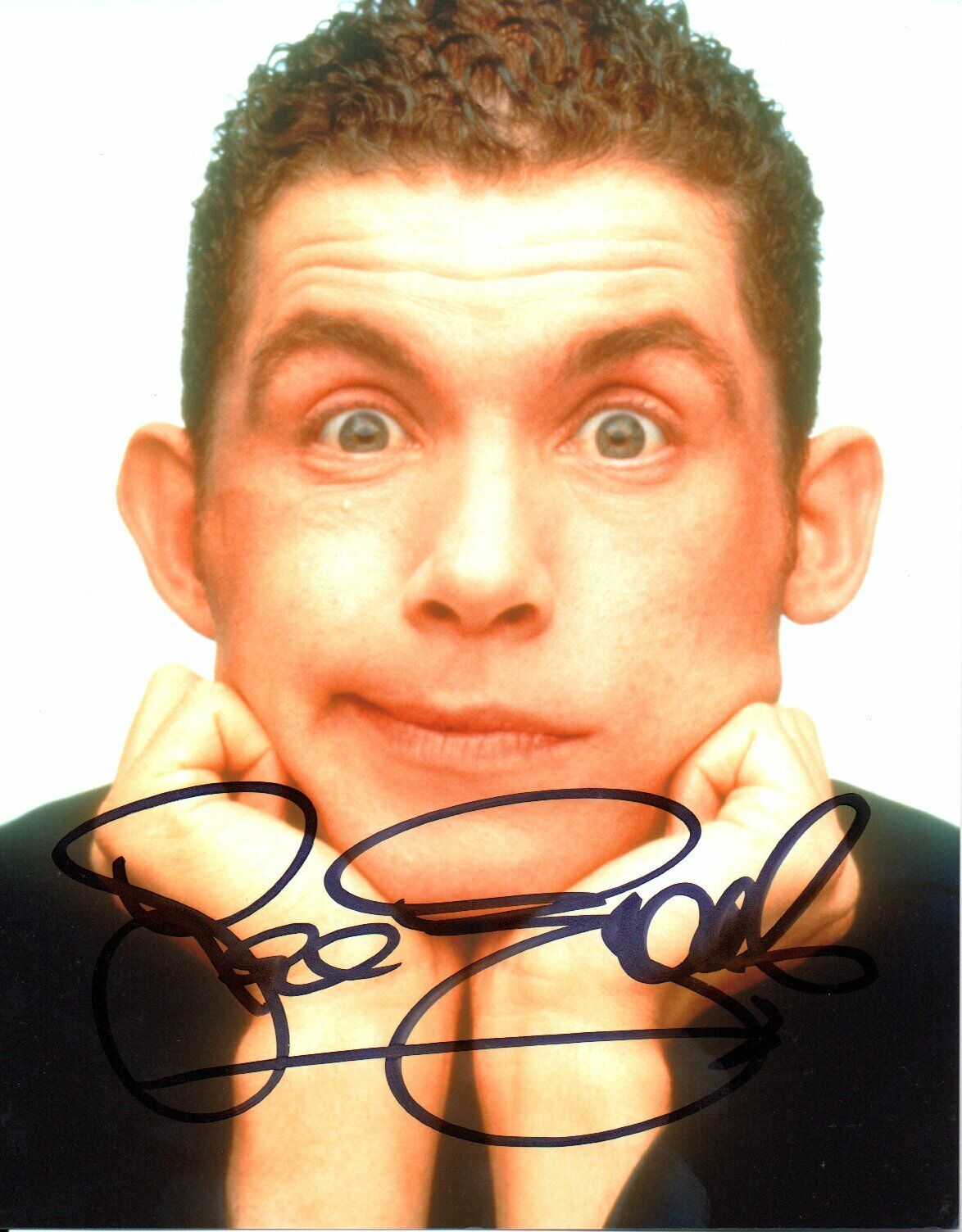 Lee Evans Comic Film Star Autograph Signed 10-8 Photo Poster painting