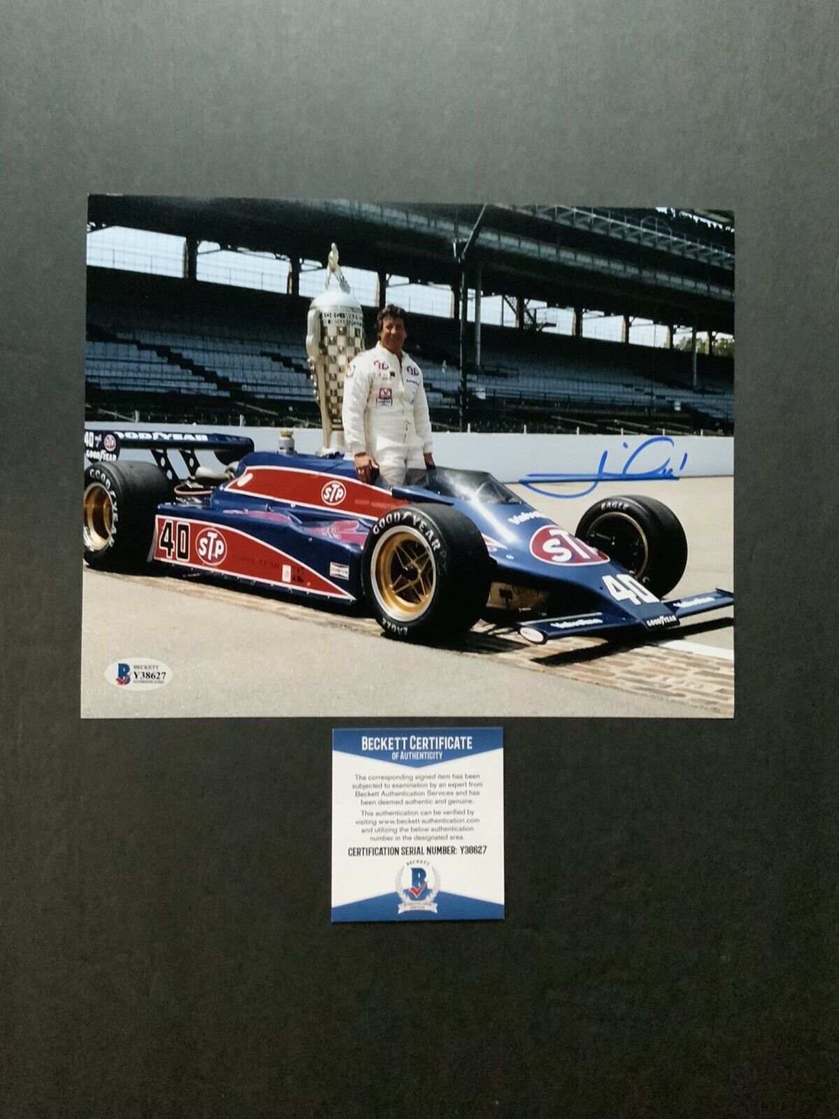 Mario Andretti Hot! signed autographed Indy Legend 8x10 Photo Poster painting Beckett BAS coa