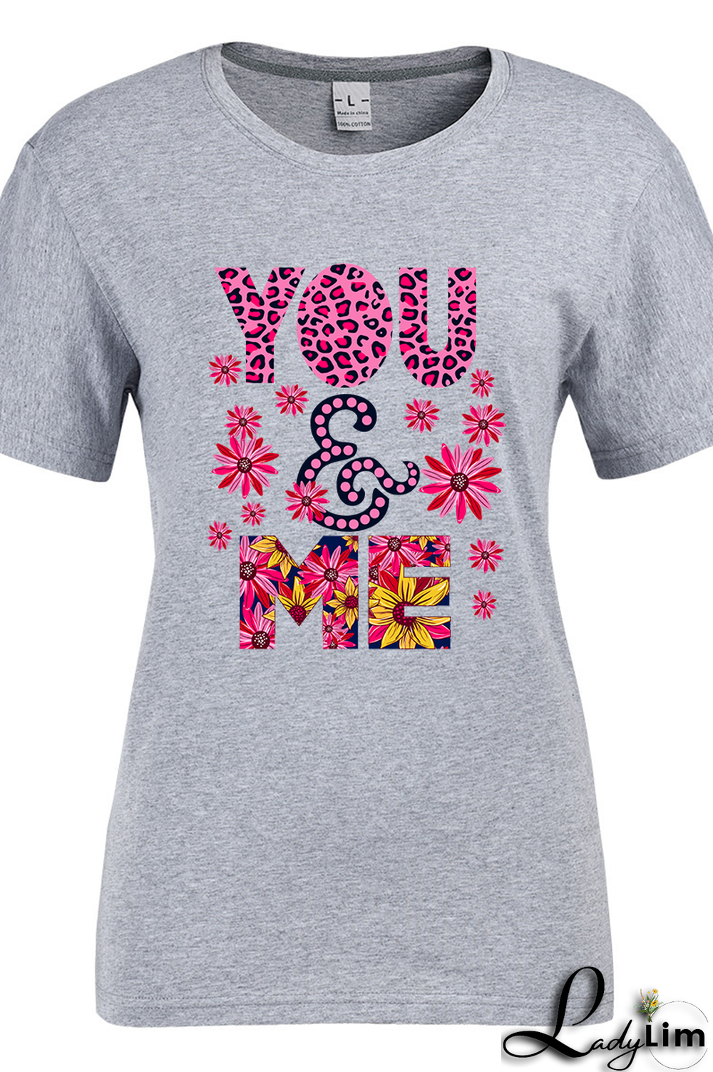 White Street Vintage Print Split Joint O Neck T-Shirts