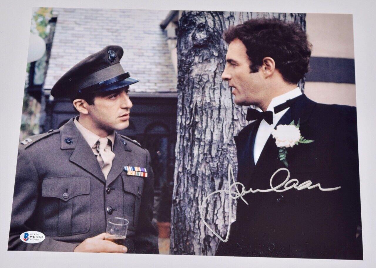 James Caan Signed Autograph 11x14 Photo Poster painting The Godfather Sonny Corleone Beckett COA