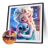 Disney stitch-plein diamant rond peinture-30 * 30cm