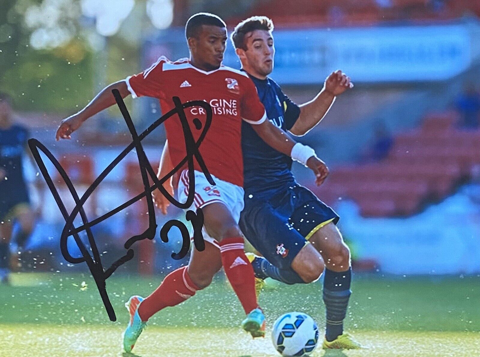 Sam McQueen Genuine Hand Signed Southampton 6X4 Photo Poster painting 3