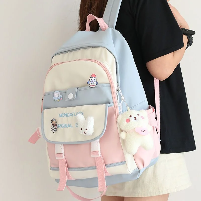 Buckled Backpack / Badge / Bag Charm / Set YP357