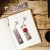 3Pcs DIY Flower Diamond Painting Bookmarks