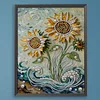 Diamond Painting-DIY Special Shaped Drill Pearl Painting Sunflower(35x45cm)